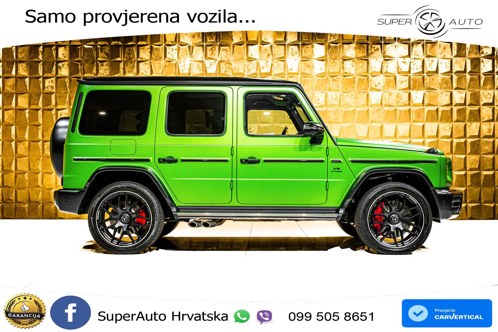 Mercedes AMG G 63 Long V8 (585 KS) 4MATIC 9G-TRONIC AMG SPEEDSHIFT TCT