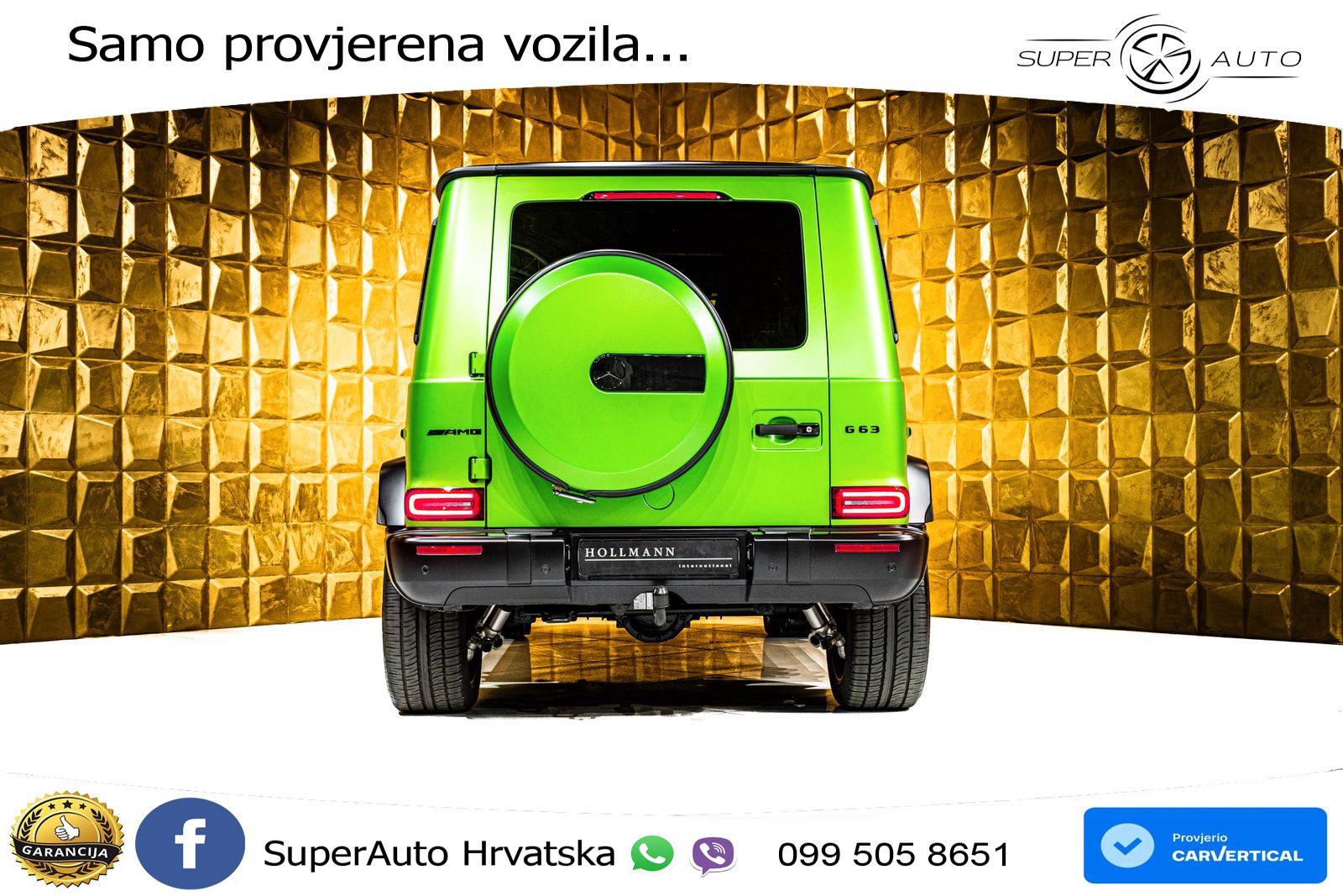 Mercedes AMG G 63 Long V8 (585 KS) 4MATIC 9G-TRONIC AMG SPEEDSHIFT TCT