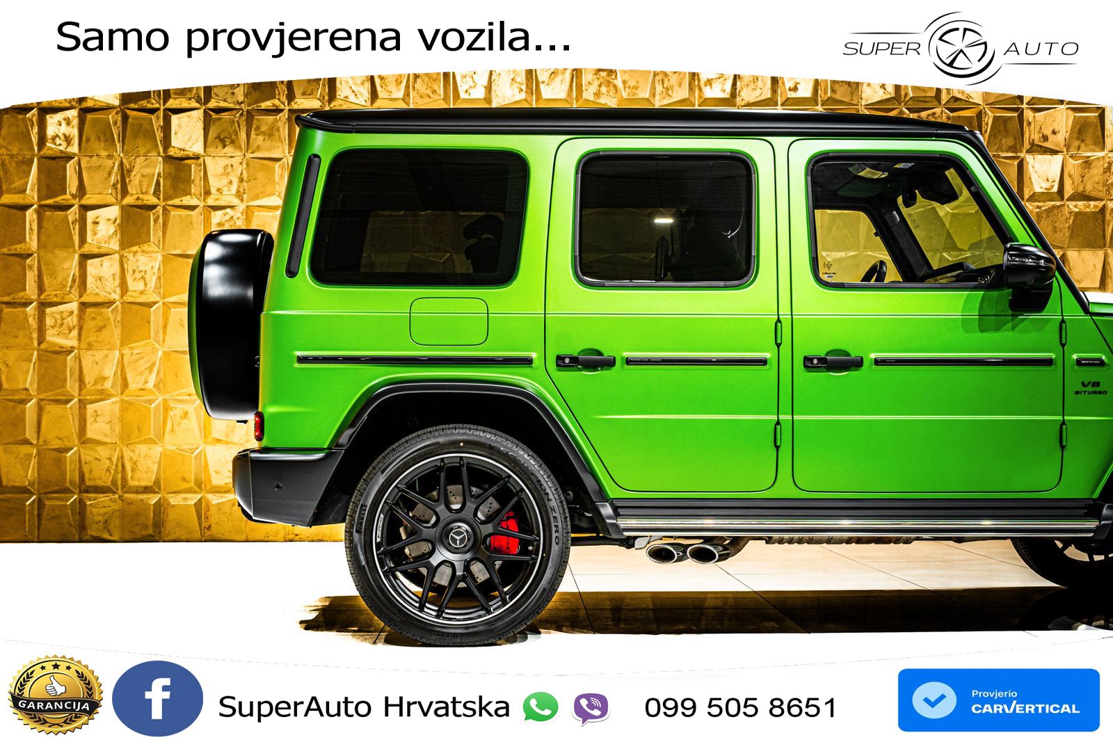 Mercedes AMG G 63 Long V8 (585 KS) 4MATIC 9G-TRONIC AMG SPEEDSHIFT TCT