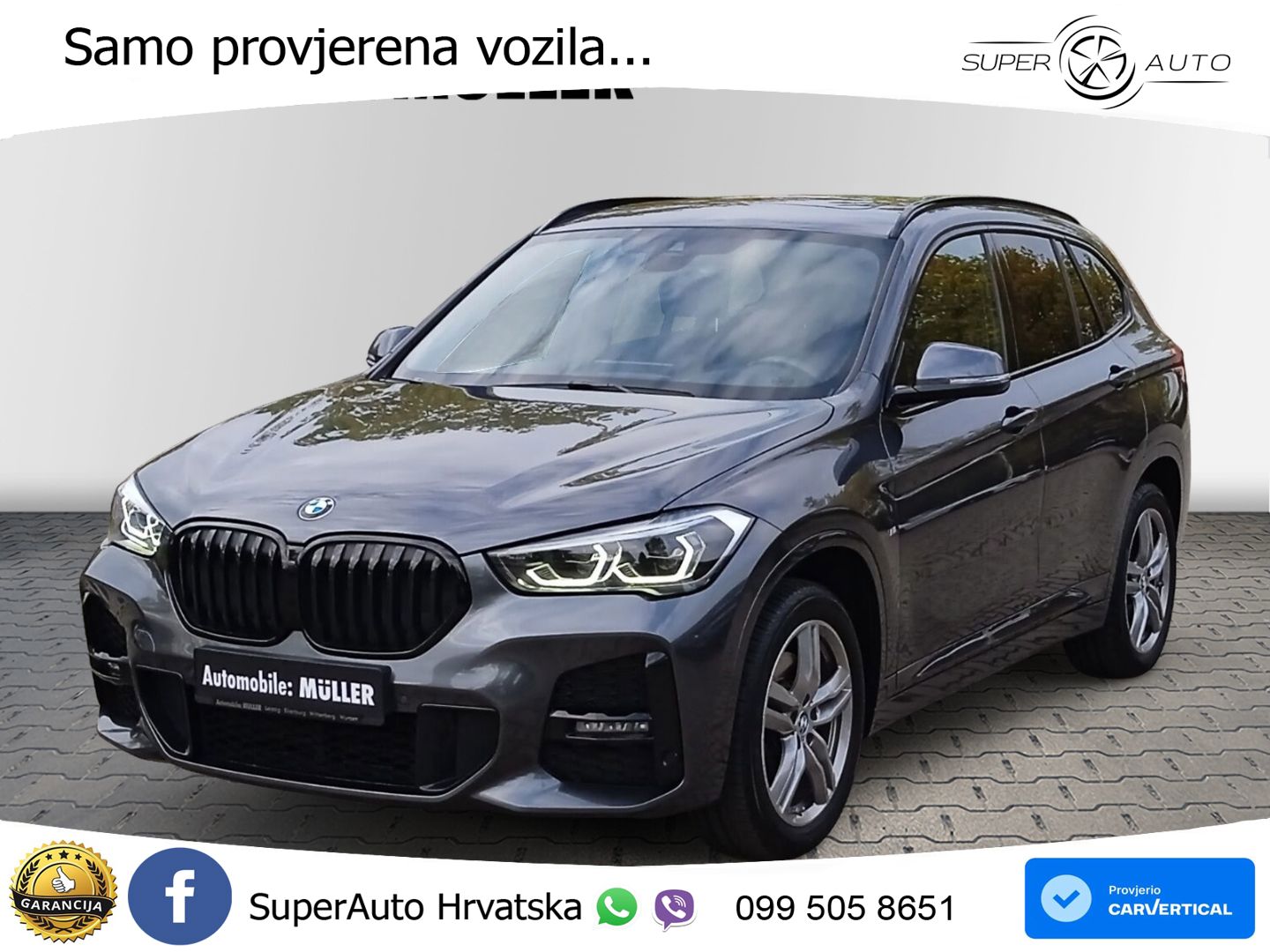 BMW X1 20d (190 KS) xDrive Steptronic M Sport LED+GR SJED+ACC