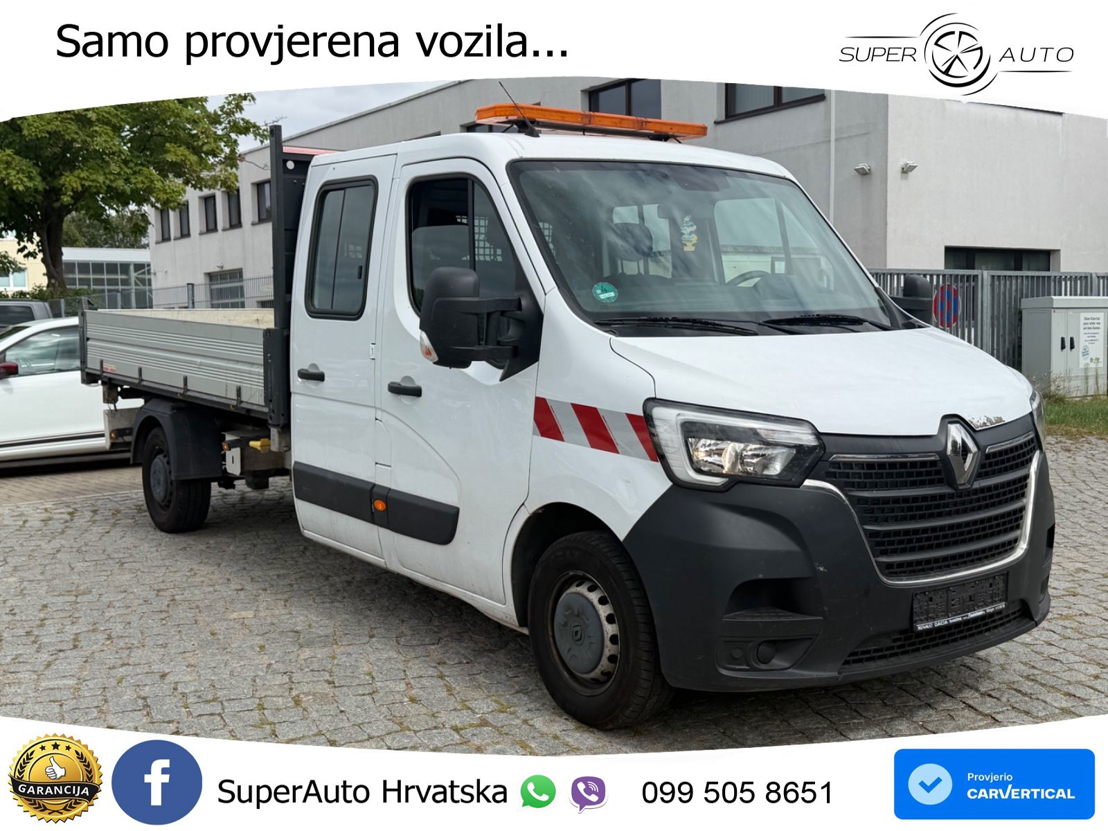 Renault Master DoKa Dreiseitenkipper L3H1*Klima*6Sitze 163 KS