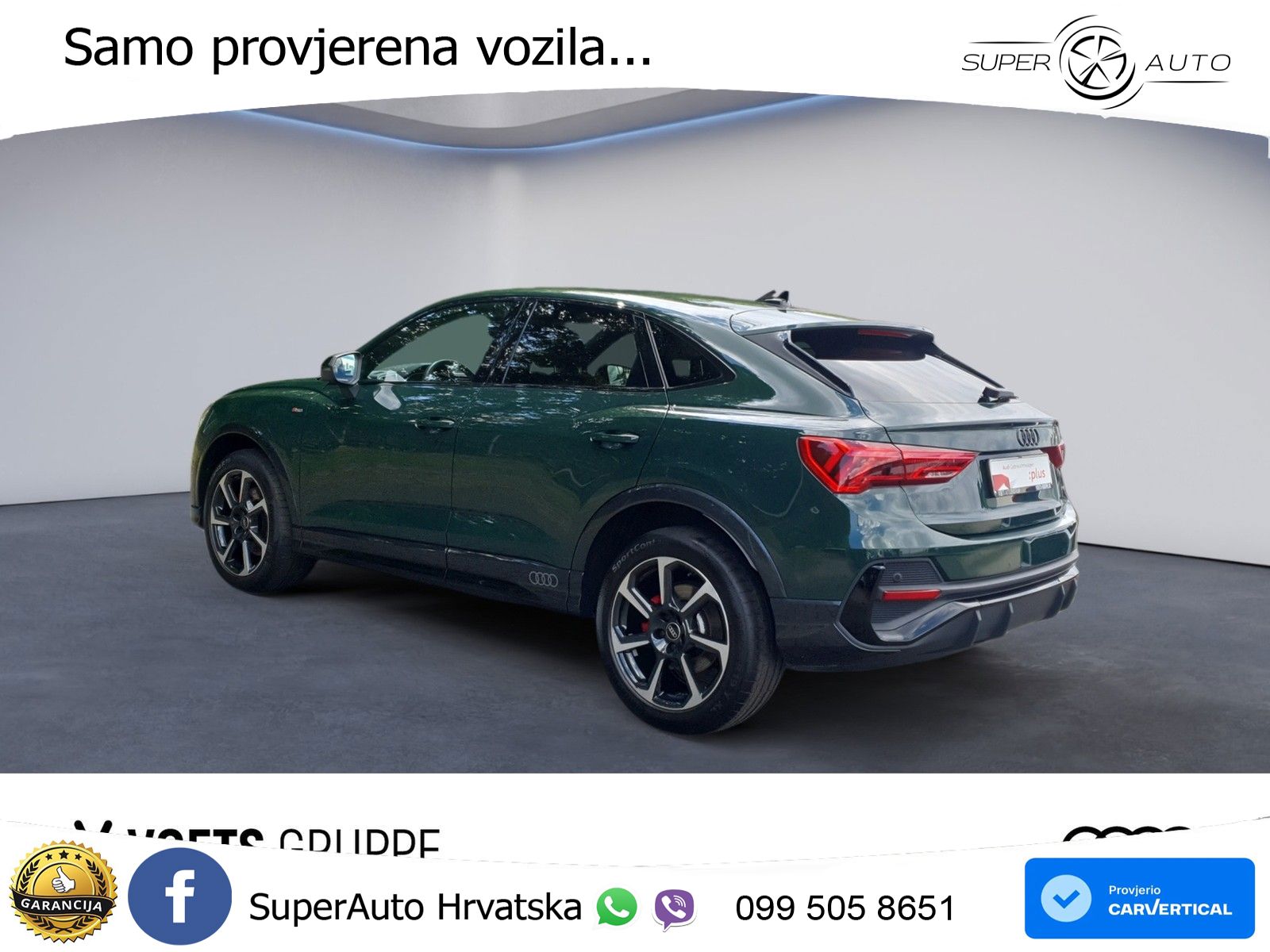 Audi Q3 II Sportback 40 TFSI (190 KS) quattro S tronic S line LED+GR SJED+ACC