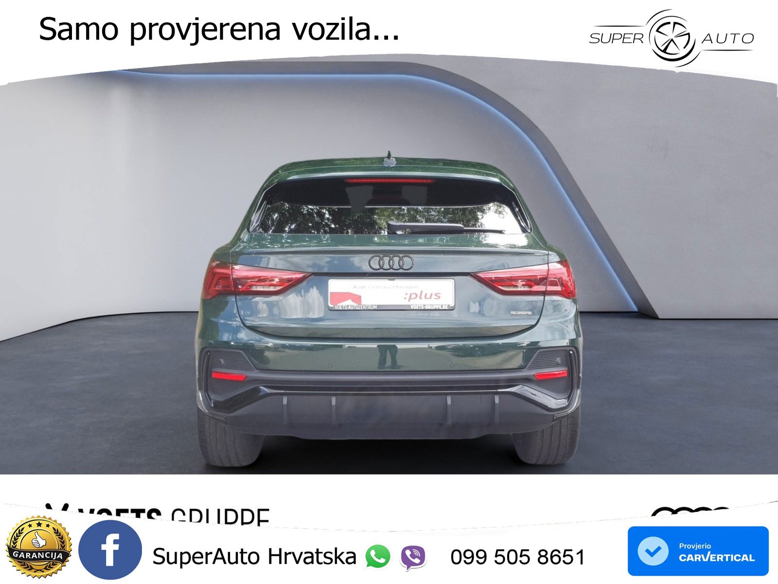 Audi Q3 II Sportback 40 TFSI (190 KS) quattro S tronic S line LED+GR SJED+ACC