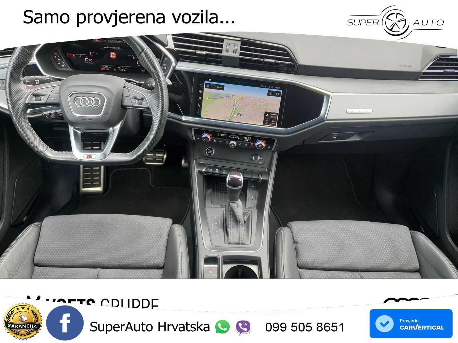 Audi Q3 II Sportback 40 TFSI (190 KS) quattro S tronic S line LED+GR SJED+ACC
