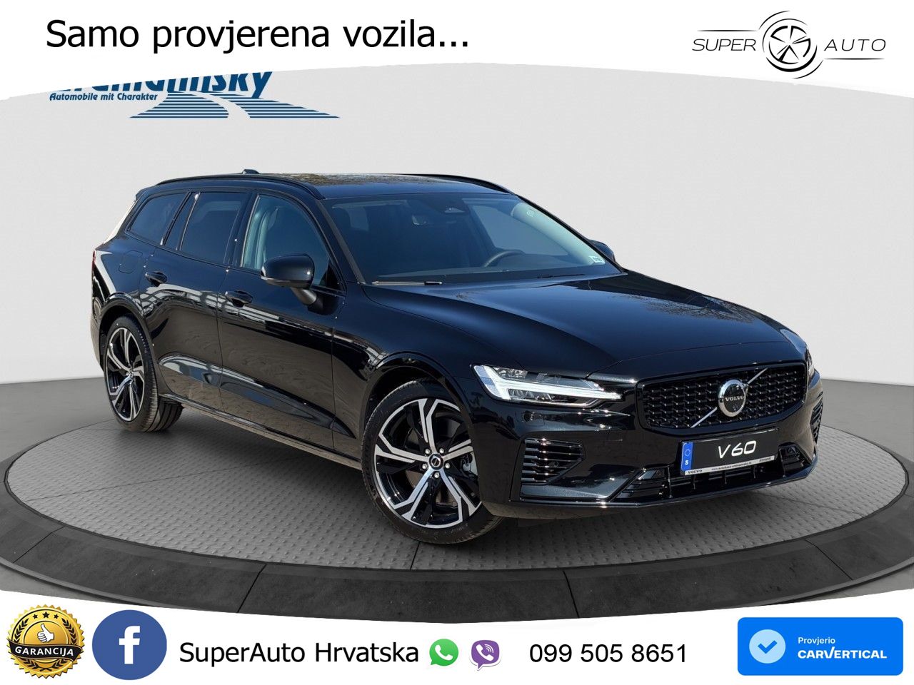 Volvo V60 2.0 T8 AWD Geartronic LED+GR SJED+ACC