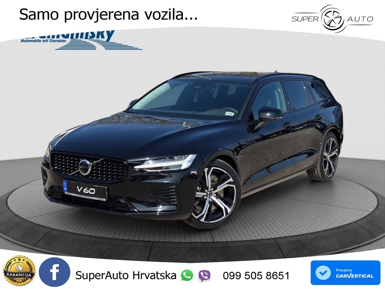 Volvo V60 2.0 T8 AWD Geartronic LED+GR SJED+ACC