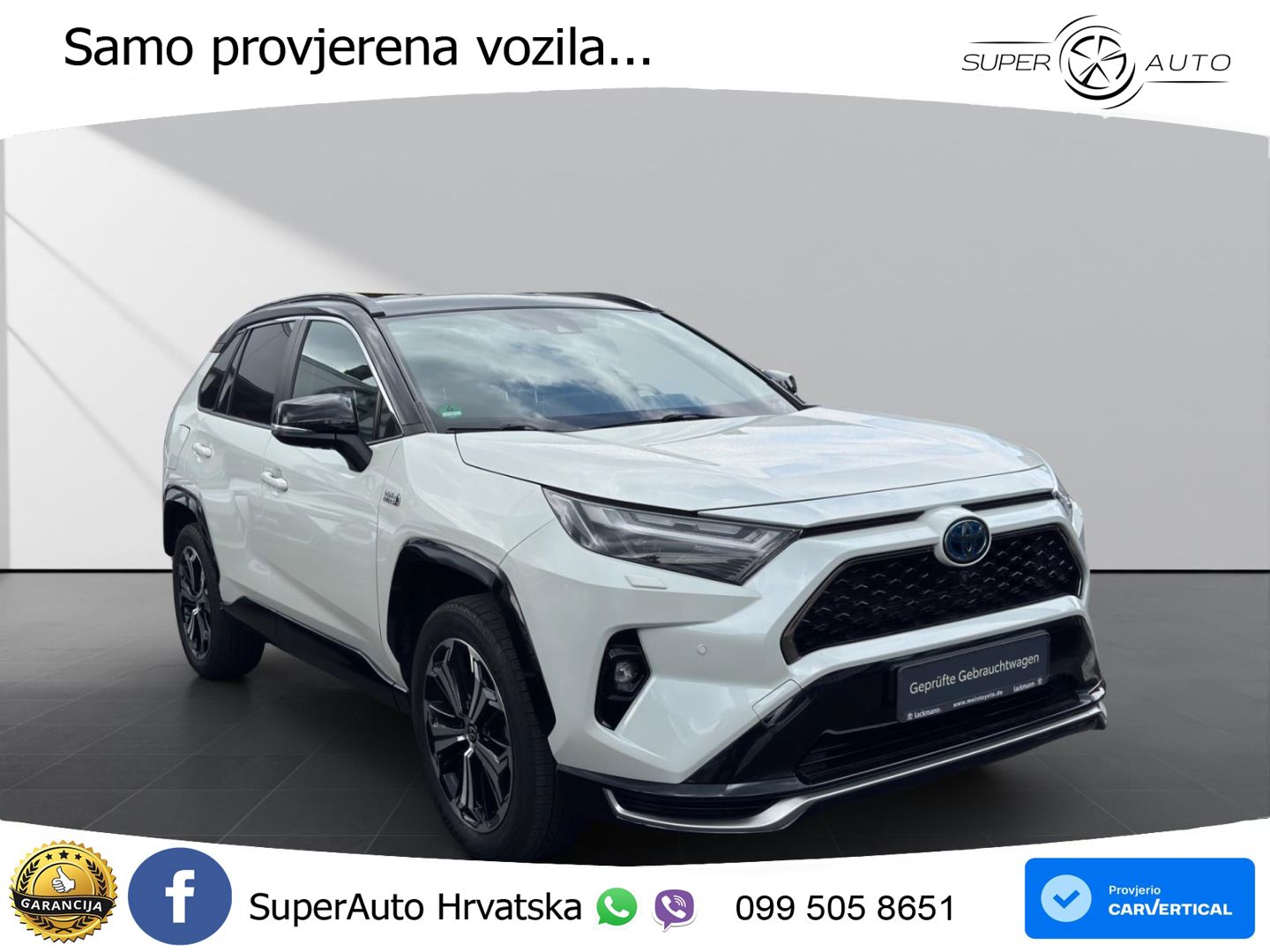 Toyota RAV4 2.5 D-4S (306 KS) Hybrid AWD-i e-CVT LED+GR SJED+ACC