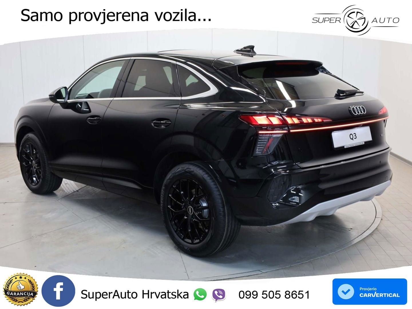 Audi Q3 Sportback 2.0 TFSI (204 KS) quattro S tronic S line LED+GR SJED+ACC