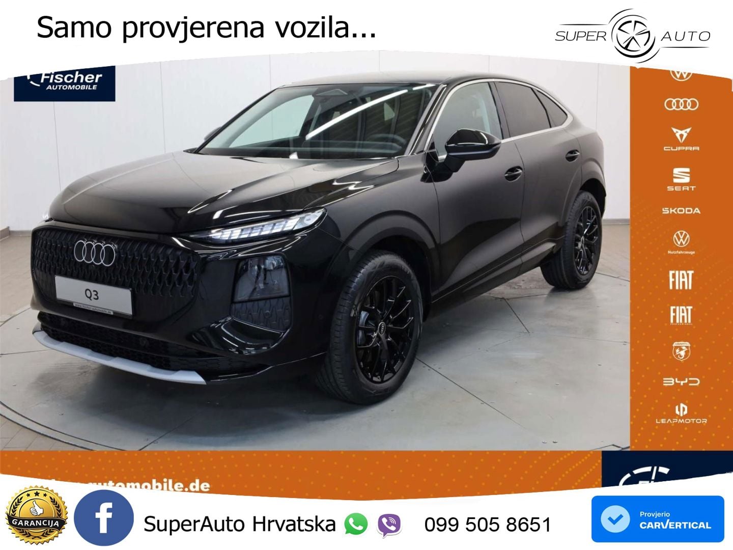 Audi Q3 Sportback 2.0 TFSI (204 KS) quattro S tronic S line LED+GR SJED+ACC