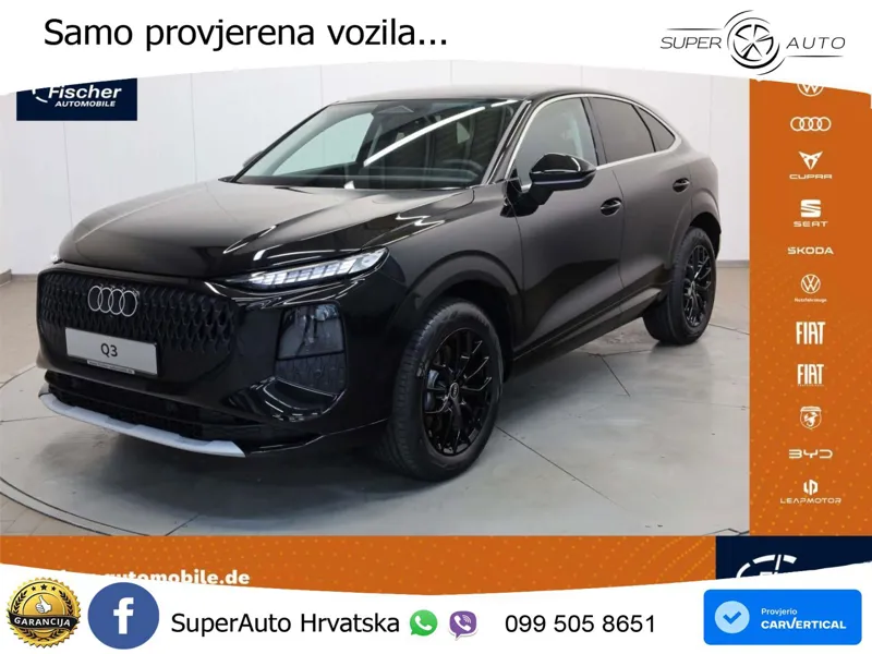 Audi Q3 Sportback 2.0 TFSI (204 KS) quattro S tronic S line LED+GR SJED+ACC