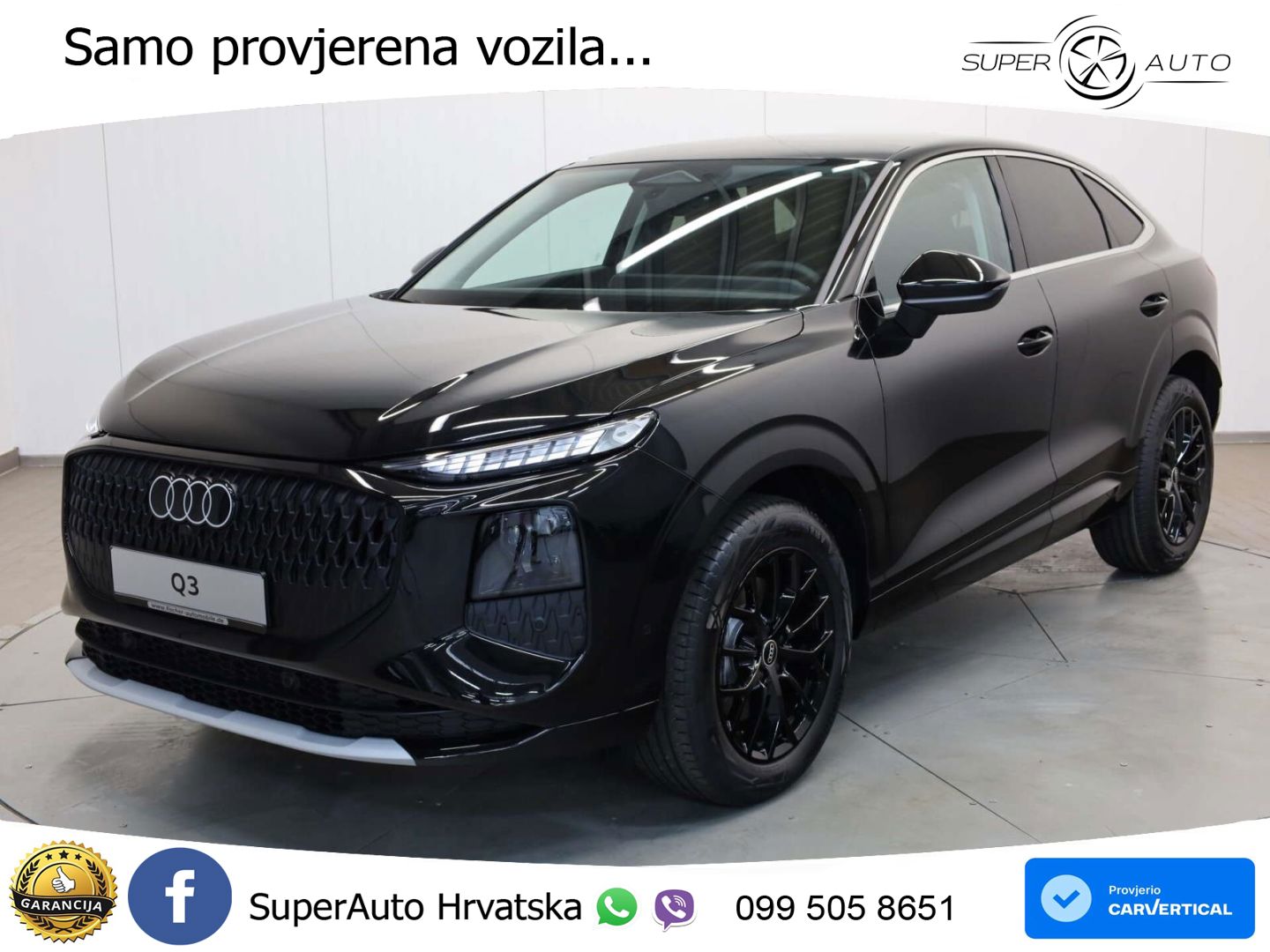 Audi Q3 Sportback 2.0 TFSI (204 KS) quattro S tronic S line LED+GR SJED+ACC
