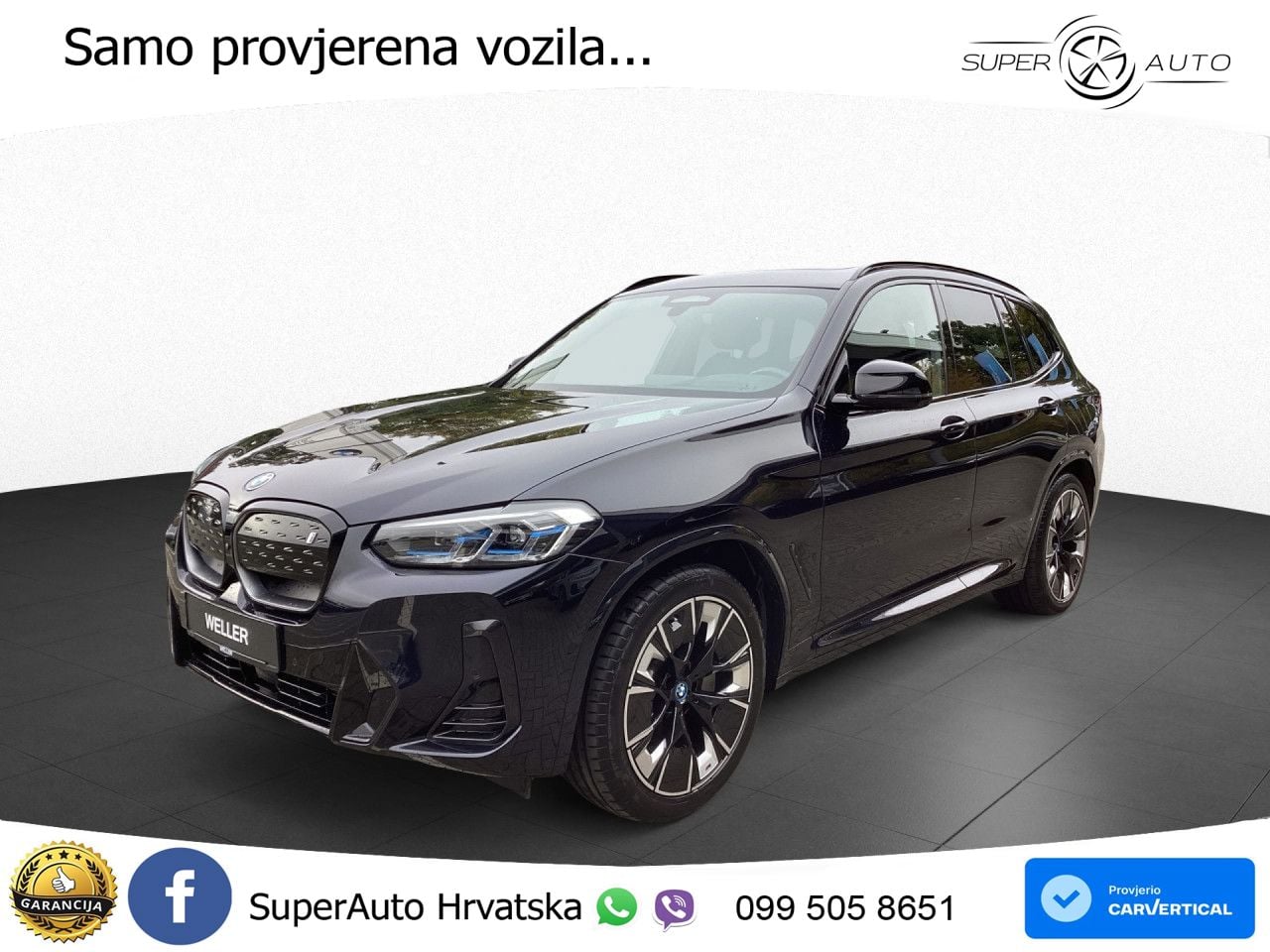 BMW iX3 80 kWh (286 KS) M Sport ACC+HEAD+GR SJED+360+PANO