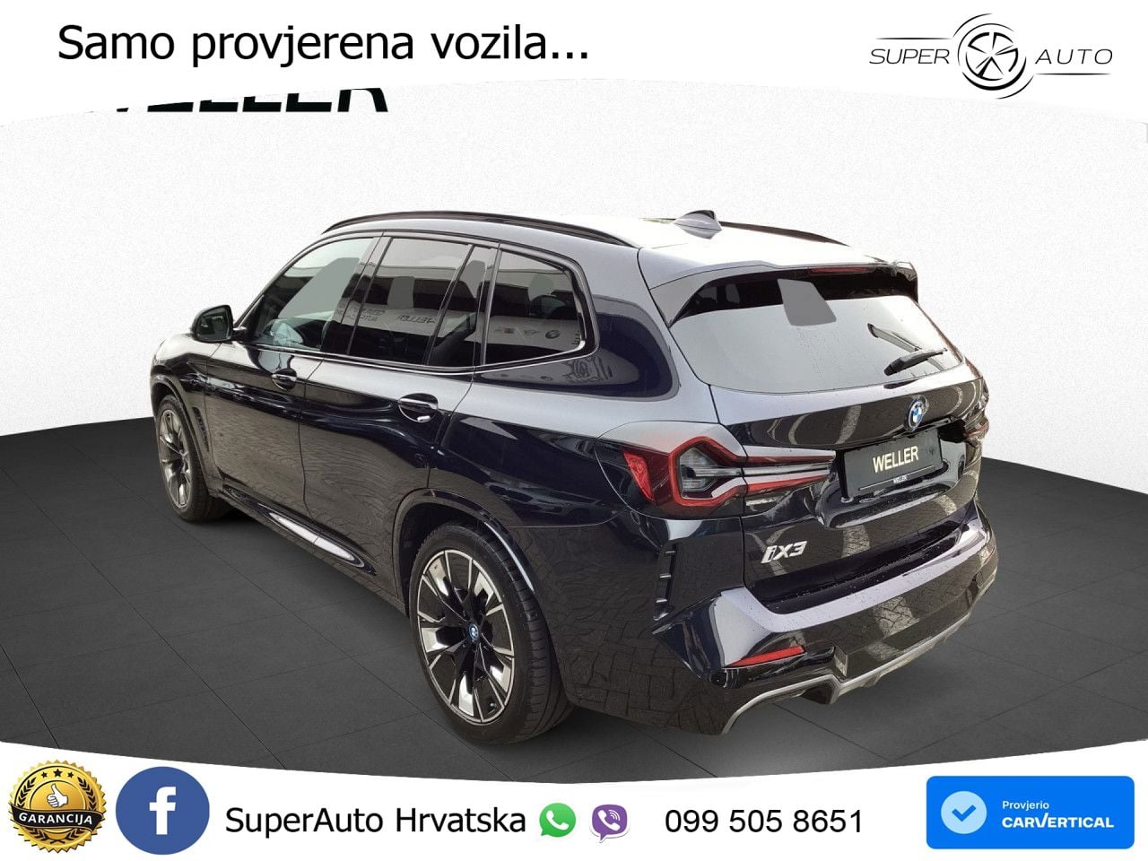 BMW iX3 80 kWh (286 KS) M Sport ACC+HEAD+GR SJED+360+PANO