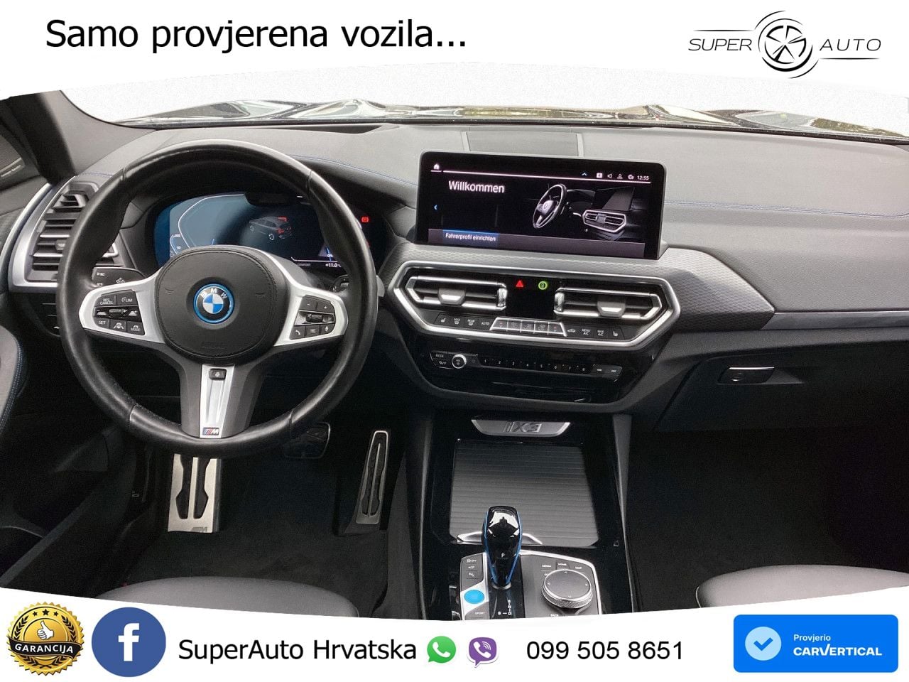BMW iX3 80 kWh (286 KS) M Sport ACC+HEAD+GR SJED+360+PANO