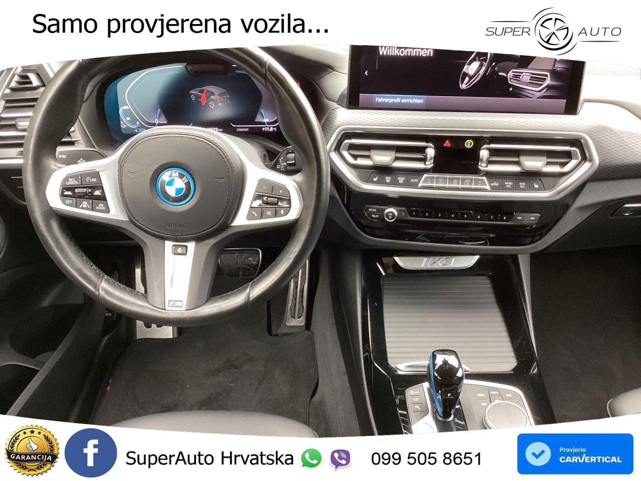 BMW iX3 80 kWh (286 KS) M Sport ACC+HEAD+GR SJED+360+PANO