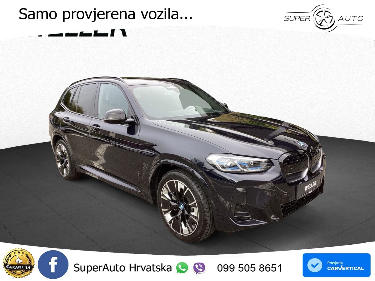 BMW iX3 80 kWh (286 KS) M Sport ACC+HEAD+GR SJED+360+PANO