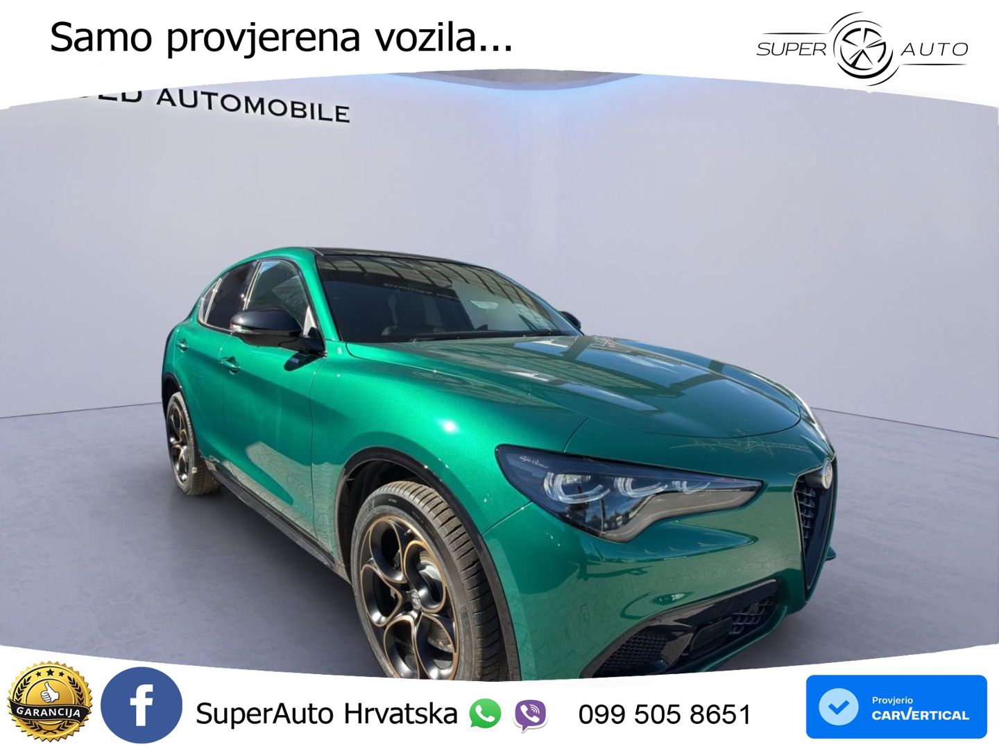 Alfa Romeo Stelvio 2.0 Turbo (280 KS) Q4 Automatic LED+GR SJED+ACC