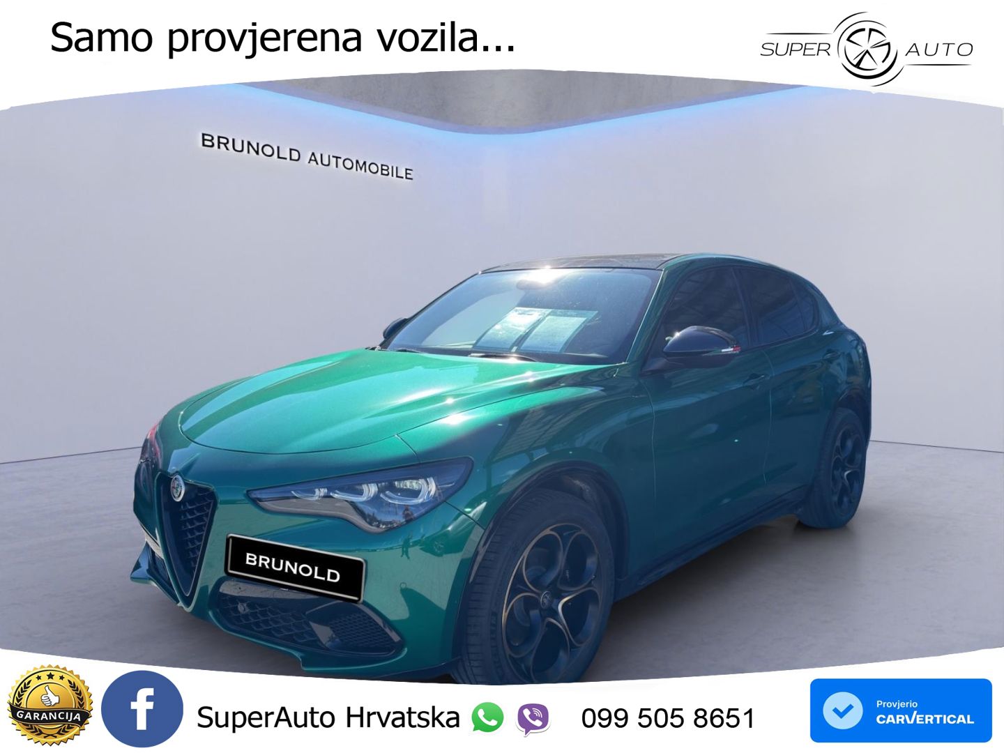 Alfa Romeo Stelvio 2.0 Turbo (280 KS) Q4 Automatic LED+GR SJED+ACC