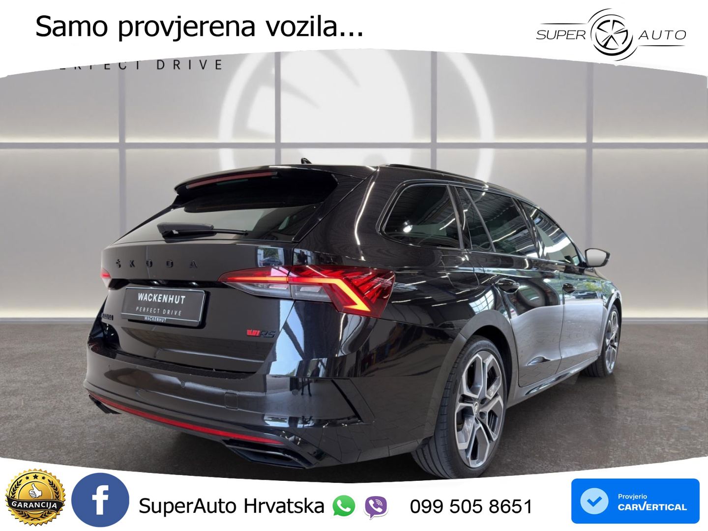 Škoda Octavia Combi RS 2.0 TDI (200 KS) 4x4 DSG LED+GR SJED+ACC