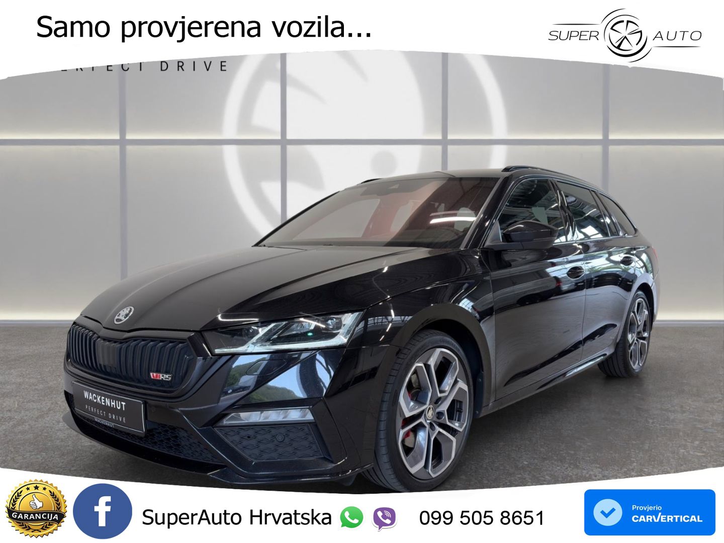 Škoda Octavia Combi RS 2.0 TDI (200 KS) 4x4 DSG LED+GR SJED+ACC