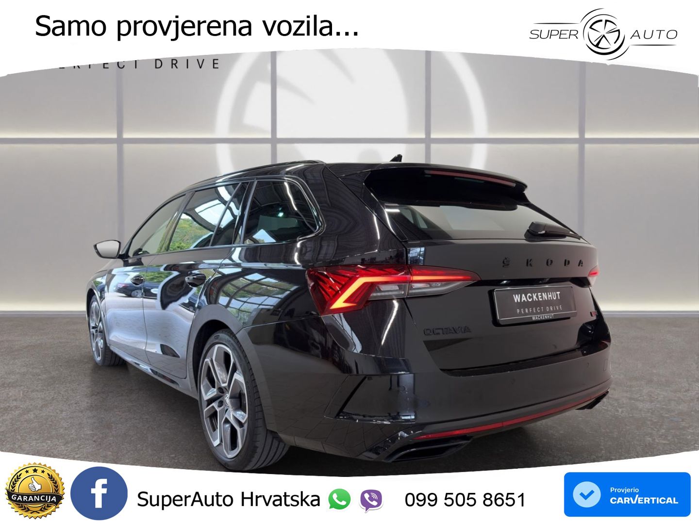 Škoda Octavia Combi RS 2.0 TDI (200 KS) 4x4 DSG LED+GR SJED+ACC