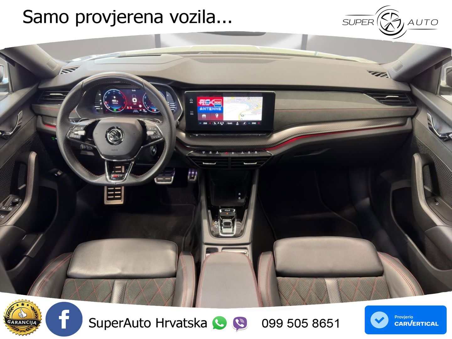 Škoda Octavia Combi RS 2.0 TDI (200 KS) 4x4 DSG LED+GR SJED+ACC