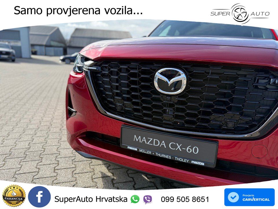 Mazda CX-60 2.5 e-Skyactiv (328 KS) AWD Automatic MATRIX+GR SJED+KAM
