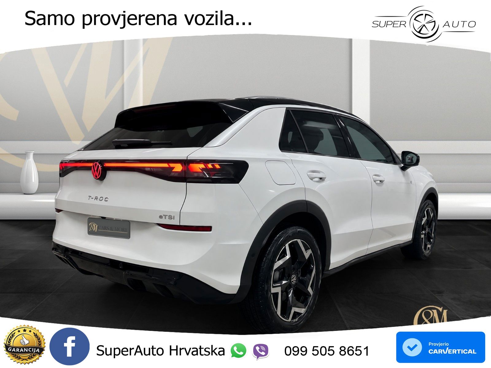 Volkswagen T-Roc 1.5 eTSI (150 KS)  DSG R-Line LED+GR SJED+ACC