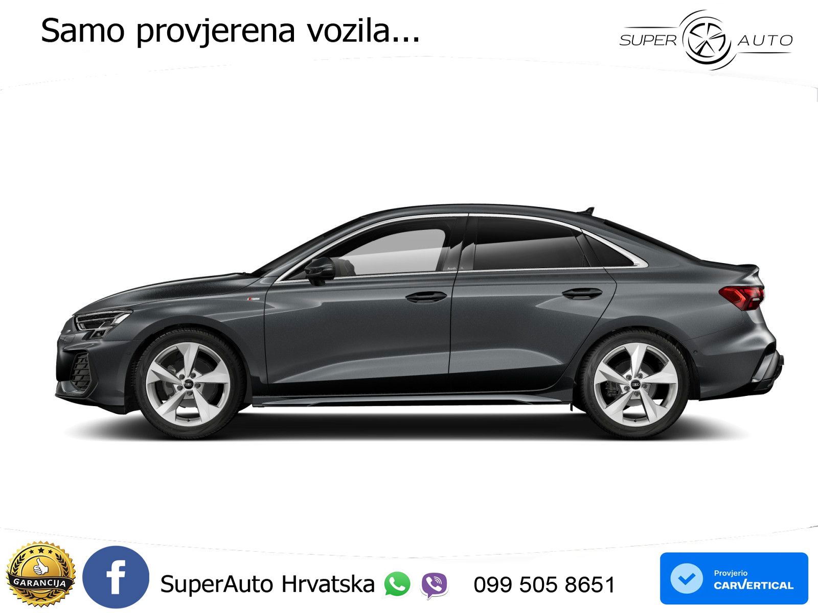 Audi A3 Limuzina 35 TFSI (150 KS) S tronic S line LED+GR SJED+ACC