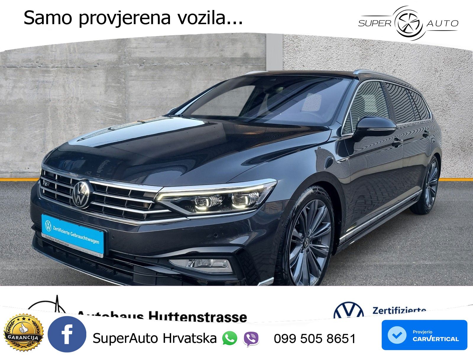 Volkswagen Passat Variant 2.0 TDI (150 KS) DSG R-Line LED+GR SJED+ACC