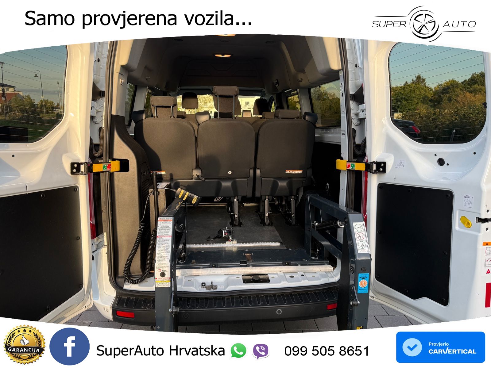 Ford Transit Custom  320 L2 H2  Rollstuhllift Lift 105 KS