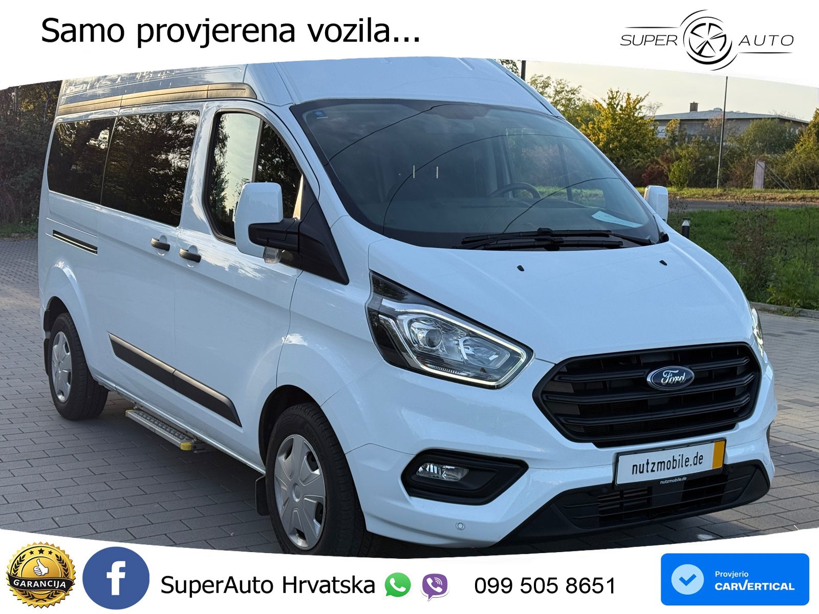 Ford Transit Custom  320 L2 H2  Rollstuhllift Lift 105 KS