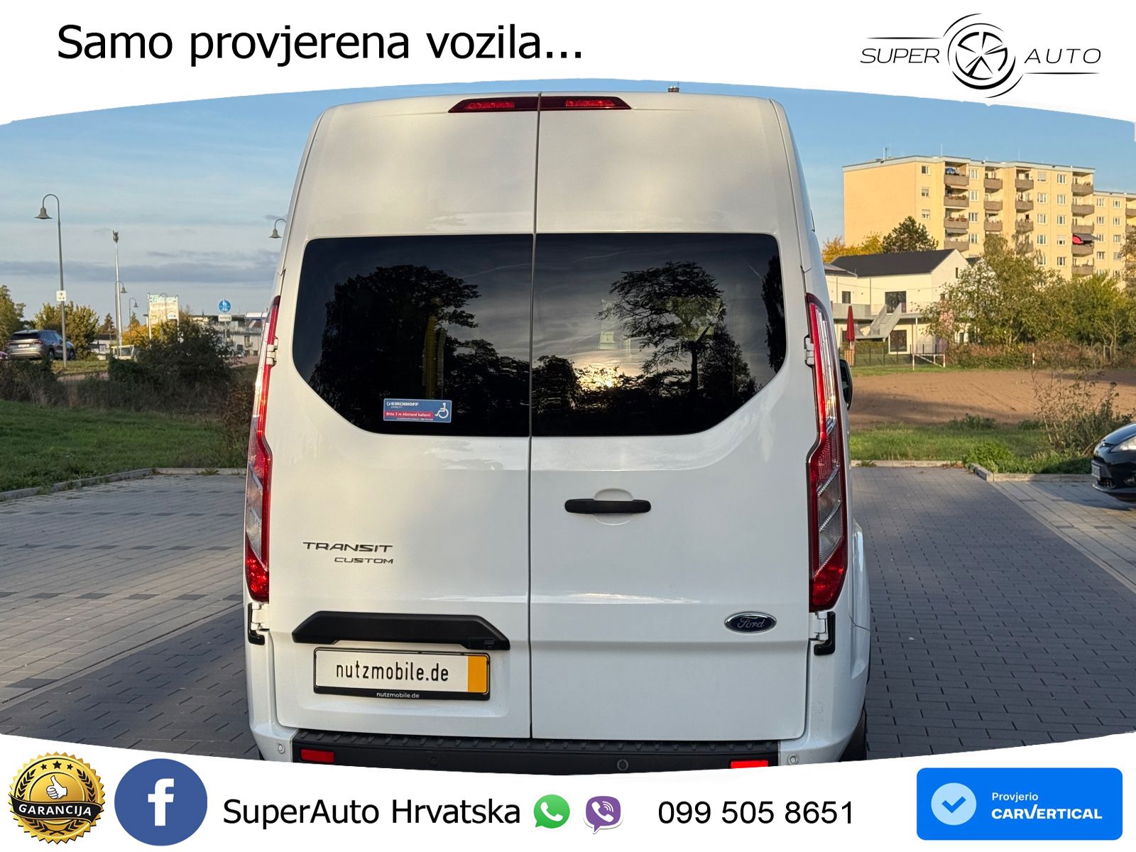 Ford Transit Custom  320 L2 H2  Rollstuhllift Lift 105 KS