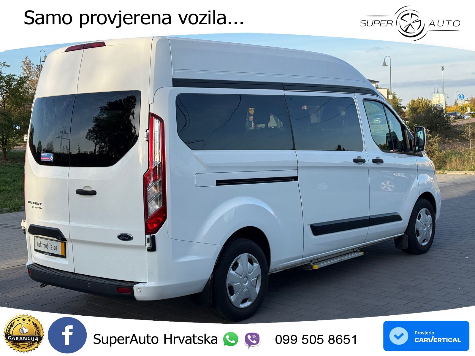Ford Transit Custom  320 L2 H2  Rollstuhllift Lift 105 KS