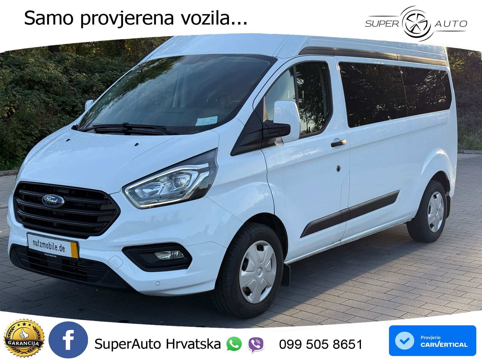 Ford Transit Custom  320 L2 H2  Rollstuhllift Lift 105 KS
