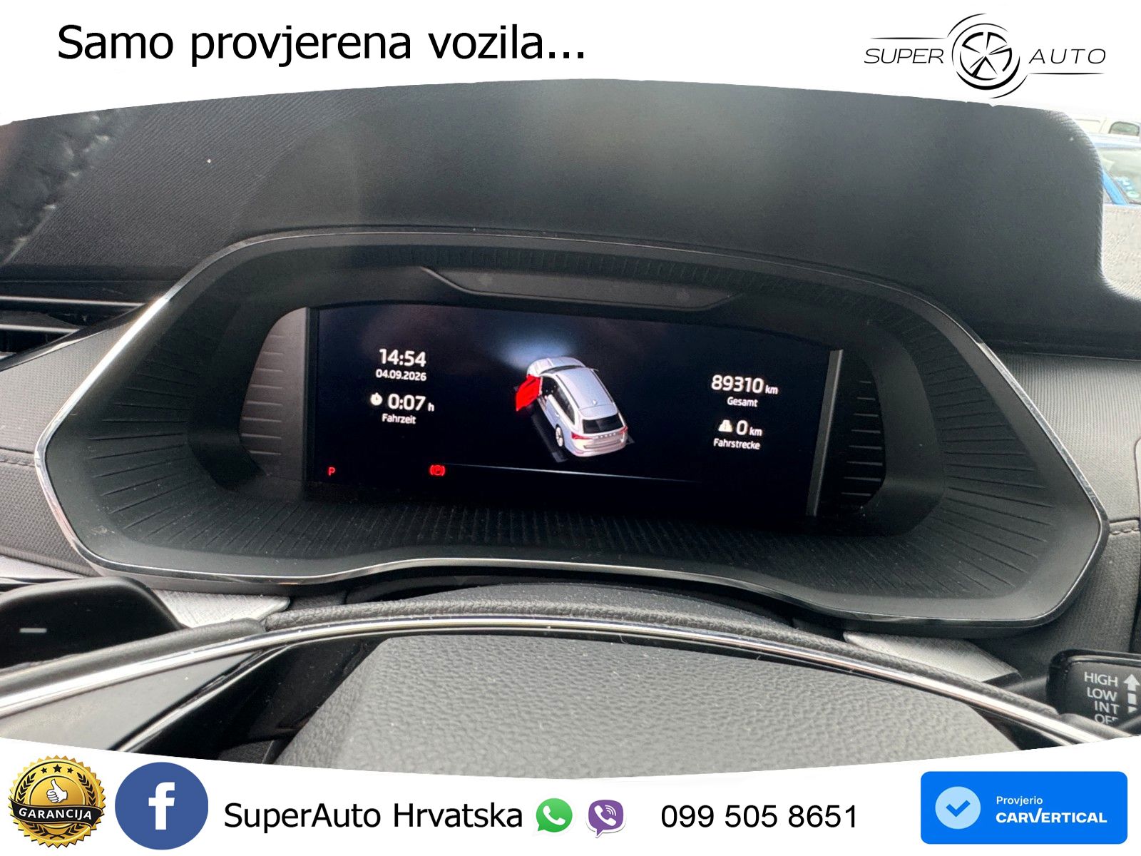 Škoda Octavia Combi 2.0 TDI (150 KS) DSG LED+GR SJED+ACC