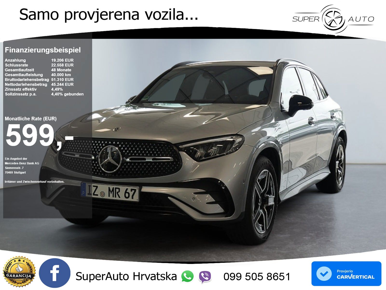 Mercedes GLC 220d (197 KS) 4MATIC 9G-TRONIC AMG LED+GR SJED+ACC