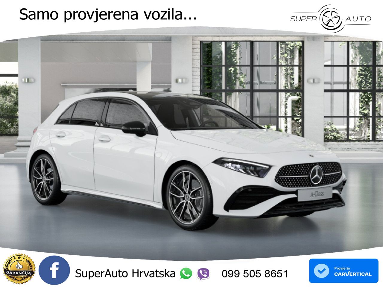 Mercedes-Benz A 220d 8G-DCT AMG ACC+GR SJED+360+PANO