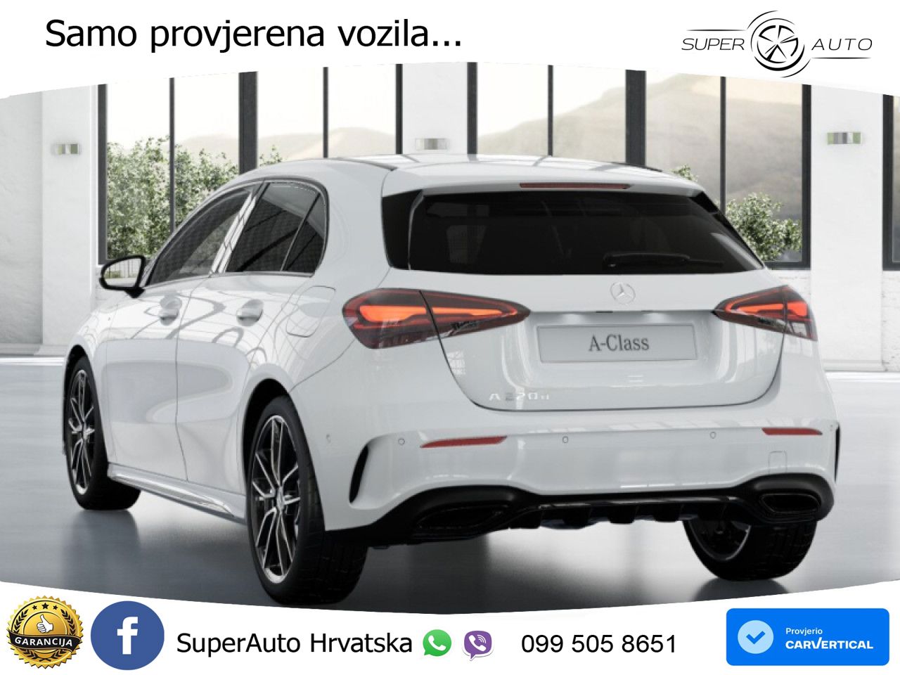 Mercedes-Benz A 220d 8G-DCT AMG ACC+GR SJED+360+PANO
