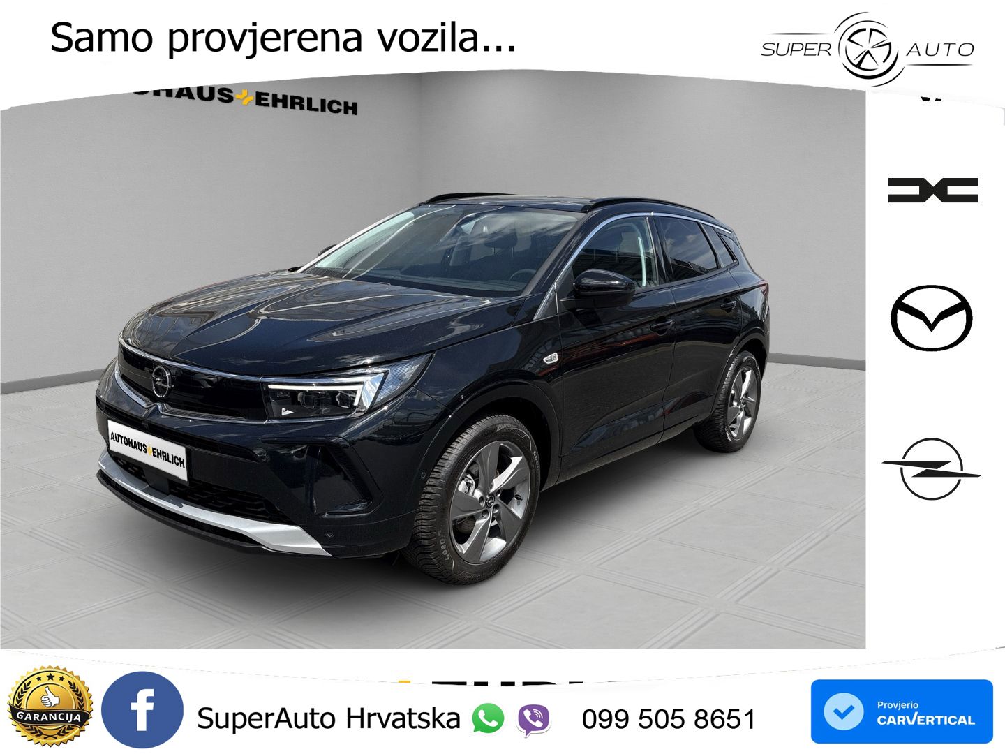 Opel Grandland 1.2i Turbo (130 KS) Automatic Elegance LED+GR SJED+ACC