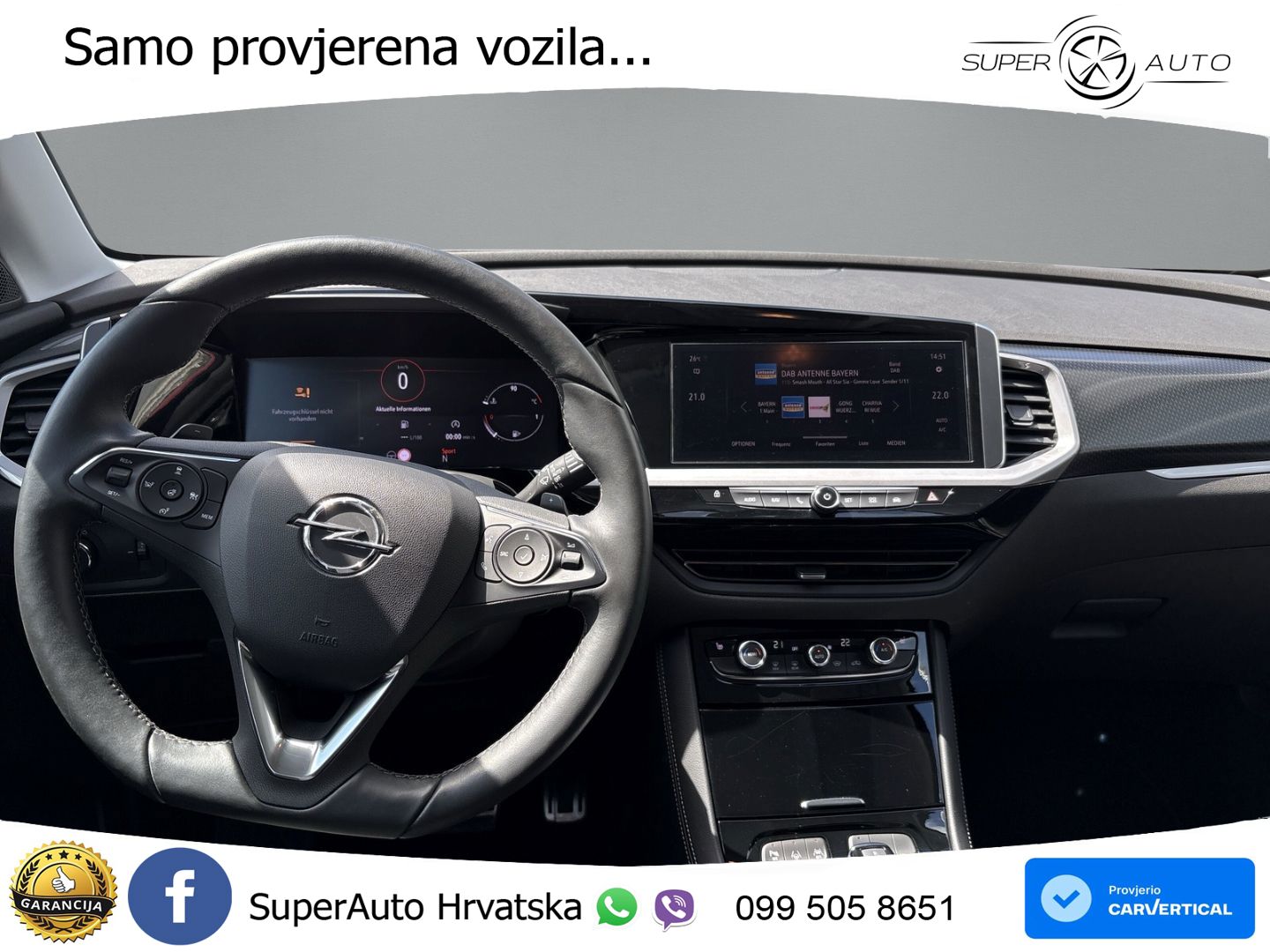 Opel Grandland 1.2i Turbo (130 KS) Automatic Elegance LED+GR SJED+ACC