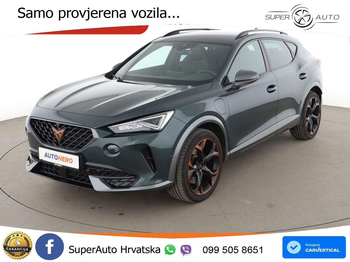 Cupra Formentor 1.4 TSI (245 KS) e-Hybrid DSG VZ LED+GR SJED+ACC