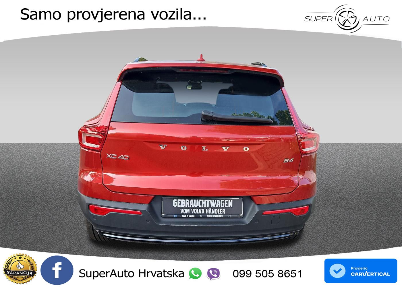 Volvo XC40 2.0 B4 AWD 197 KS Automatic LED+GR SJED+ACC