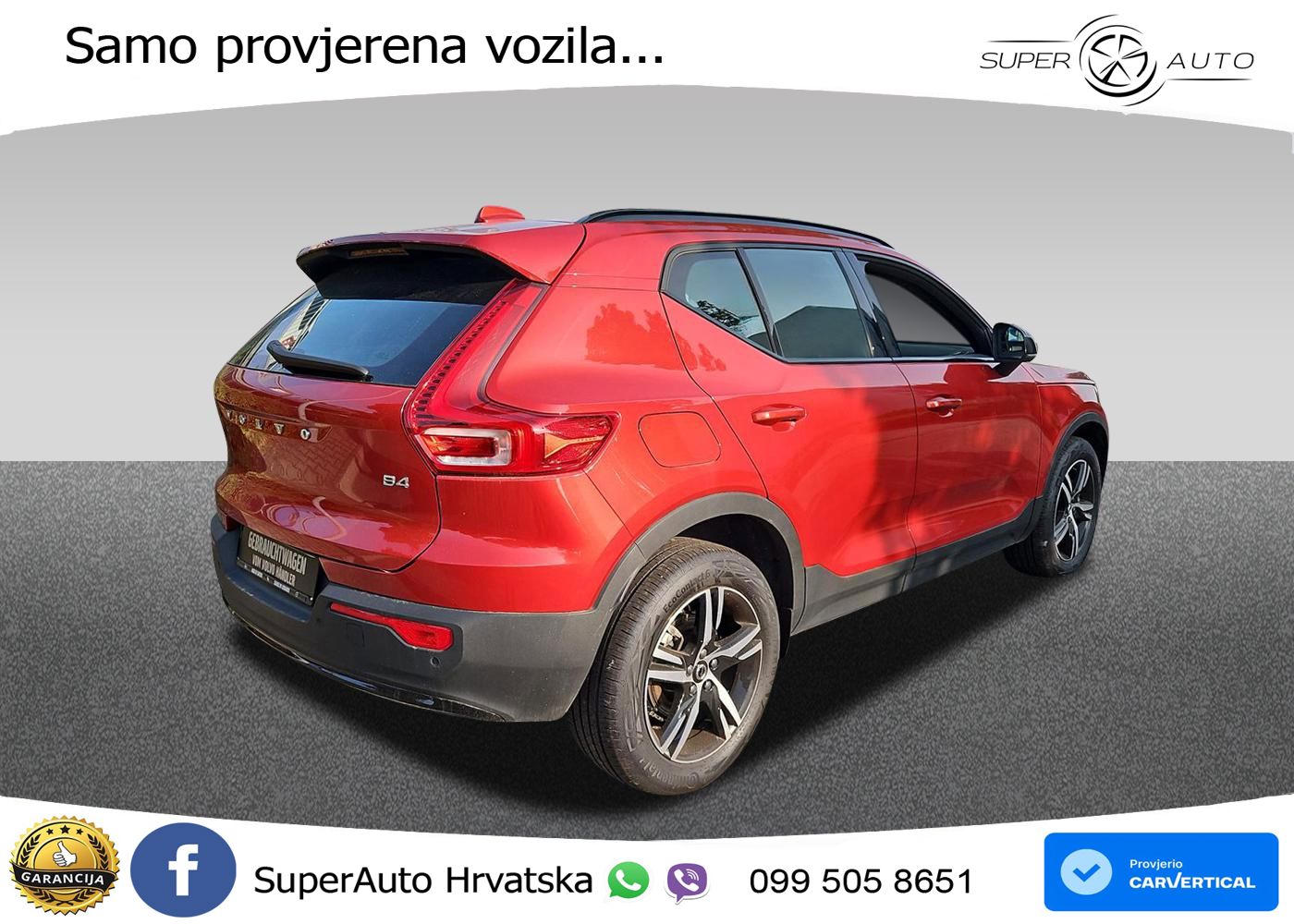 Volvo XC40 2.0 B4 AWD 197 KS Automatic LED+GR SJED+ACC