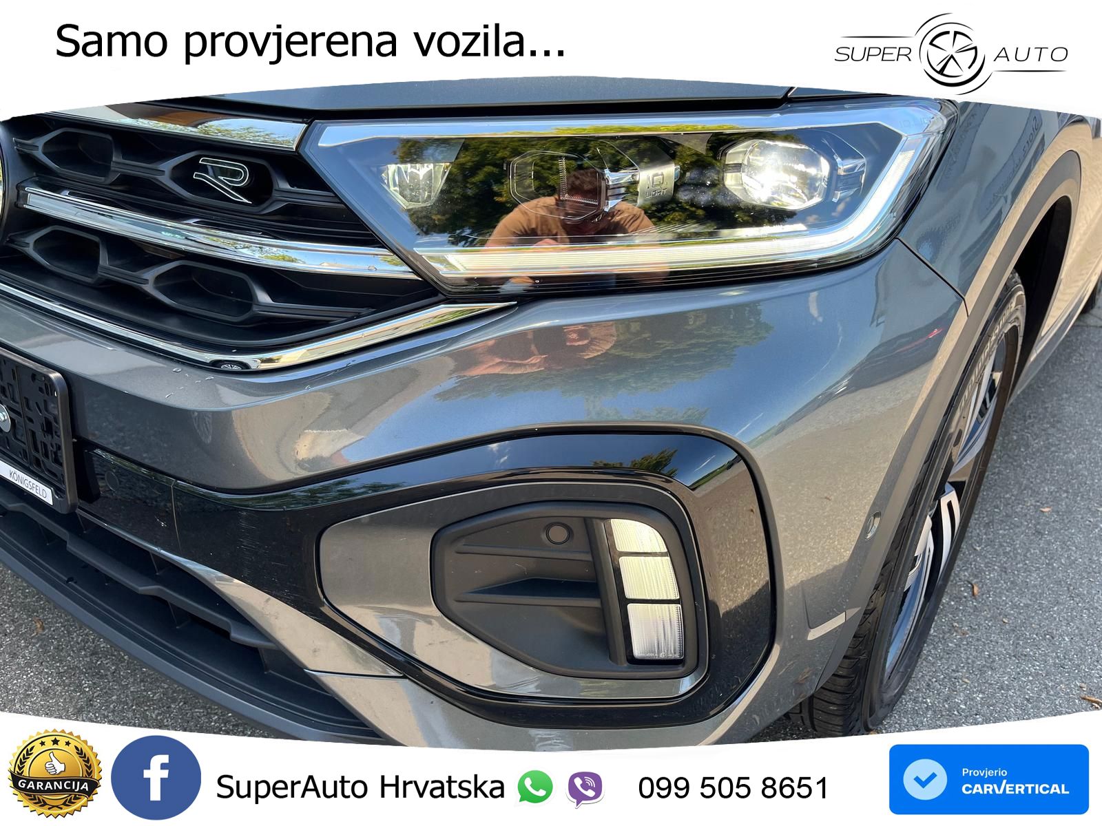Volkswagen T-Roc 1.5 TSI (150 KS) DSG R-Line LED+GR SJED+ACC