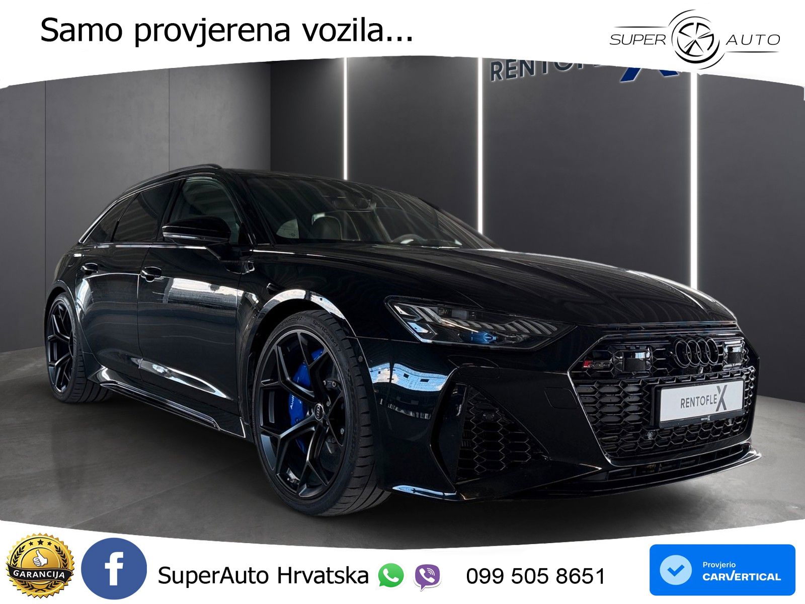 Audi RS6 Avant 4.0 TFSI V8 performance (630 KS)  quattro tiptronic