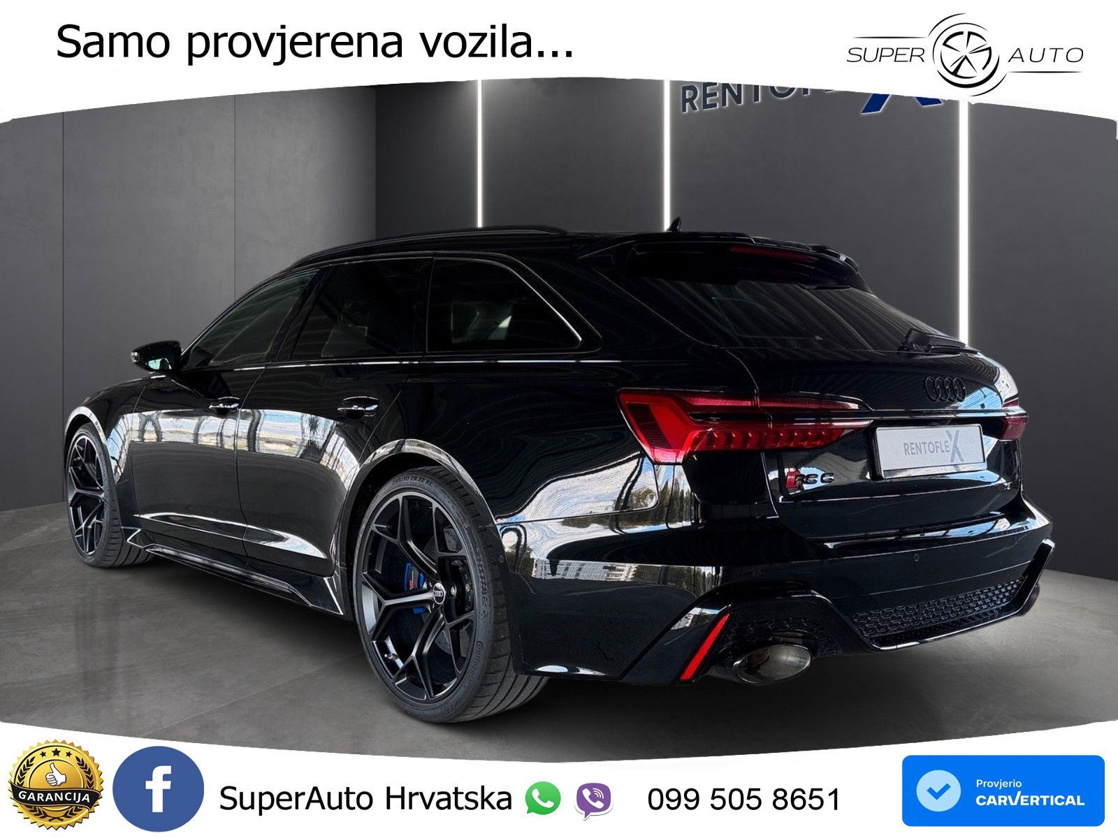 Audi RS6 Avant 4.0 TFSI V8 performance (630 KS)  quattro tiptronic