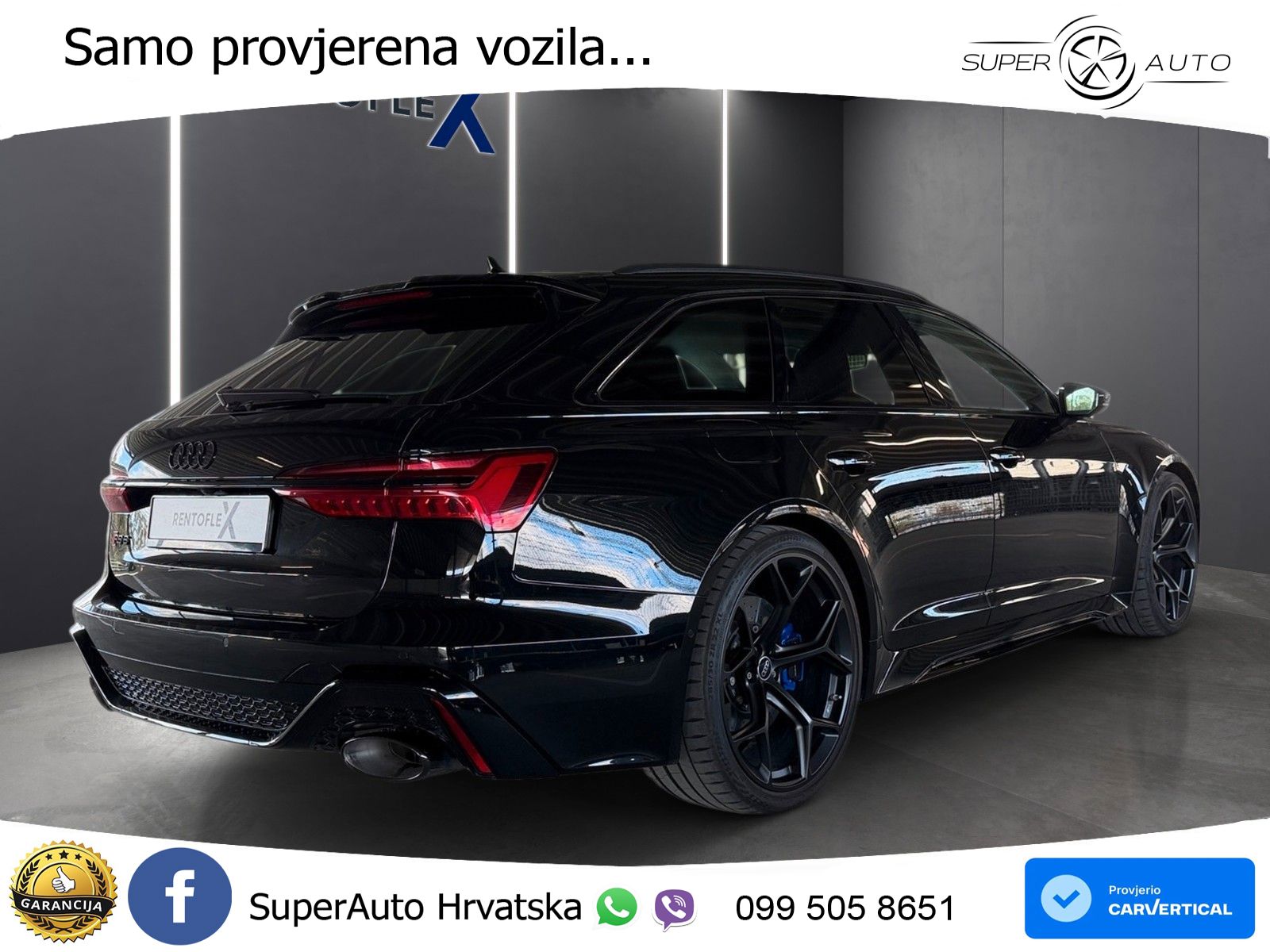 Audi RS6 Avant 4.0 TFSI V8 performance (630 KS)  quattro tiptronic