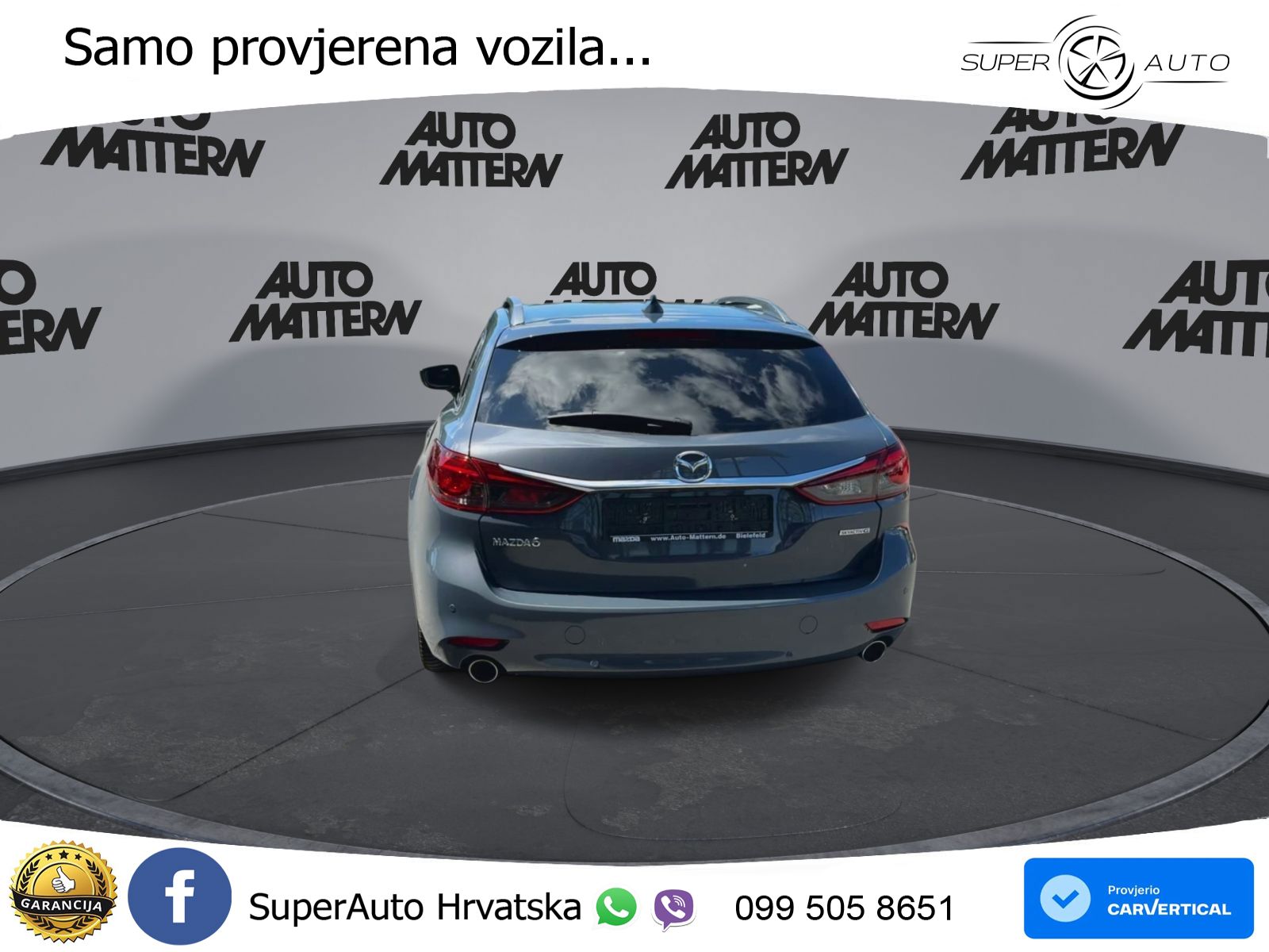 Mazda 6 Sport Combi 2.0 SKYACTIV-G (165 KS) MATRIX+GR SJED+KAM