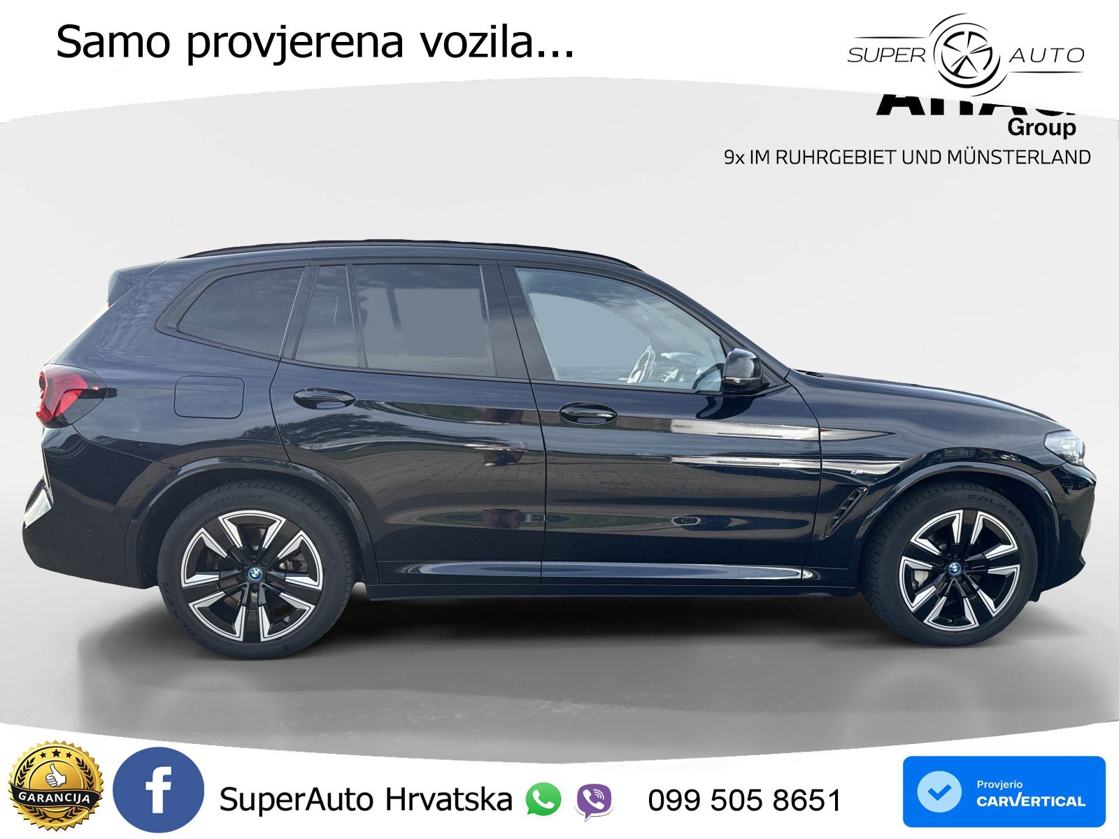 BMW iX3 80 kWh (286 KS) LED+GR SJED+ACC